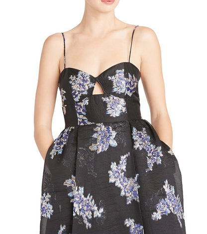 ORGANZA MIDI DRESS *