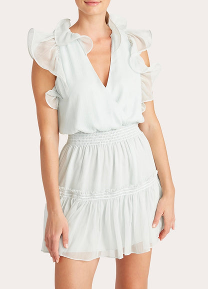 CHIFFON SHORT DRESS *
