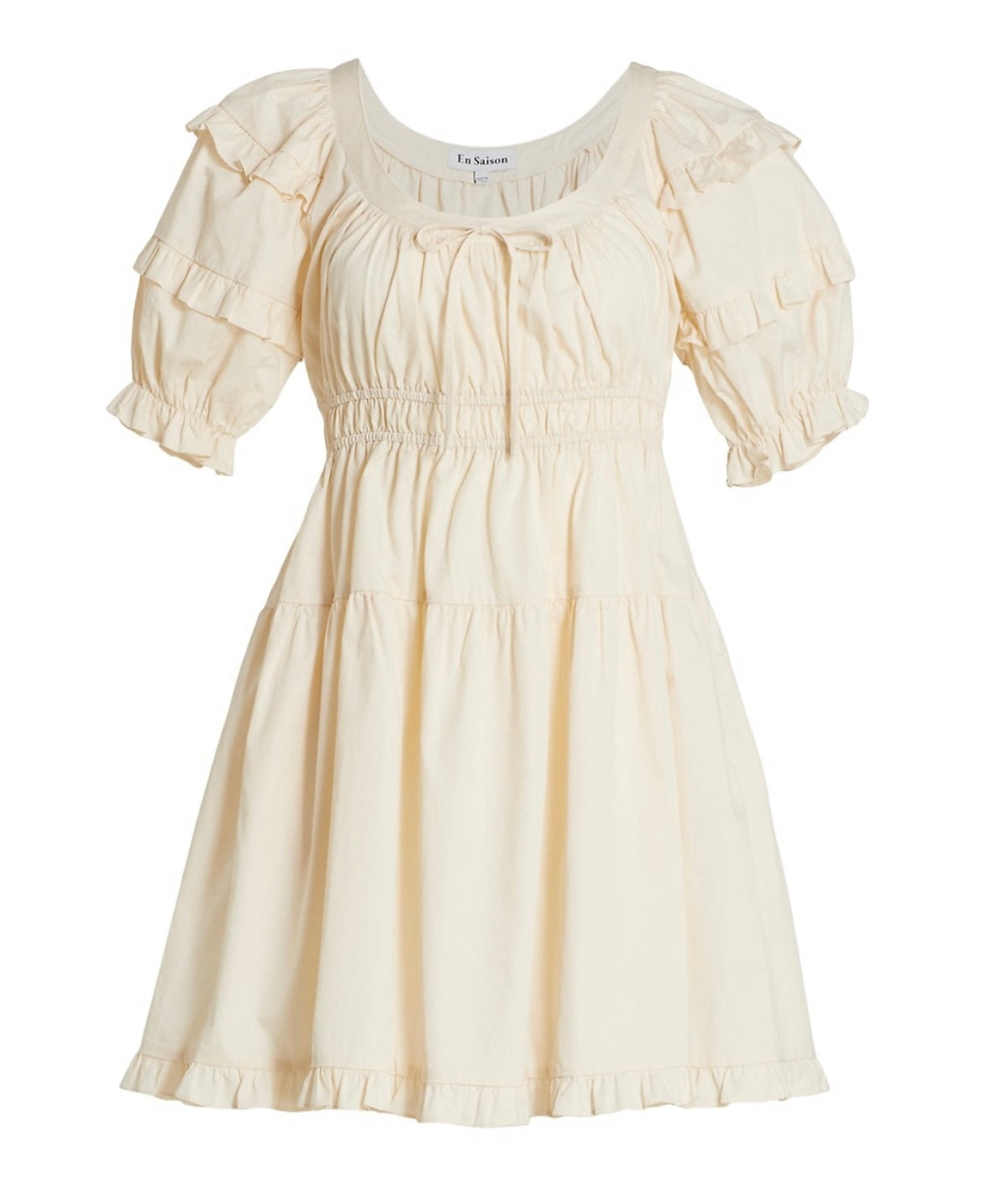 POPLIN MINI DRESS ~