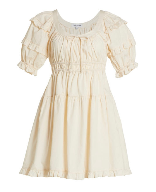 POPLIN MINI DRESS ~