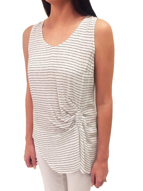 Striped Contrast Tank