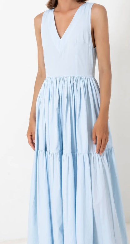 V NECK MAXI ~
