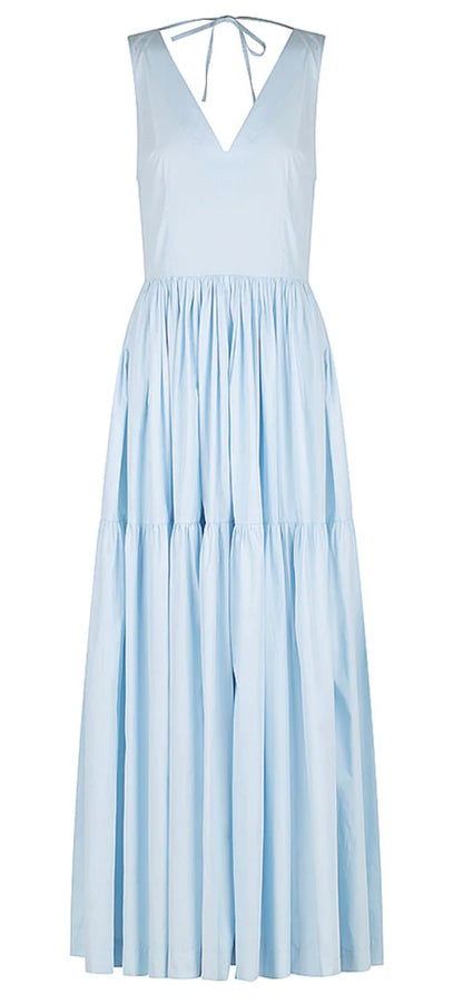 V NECK MAXI ~