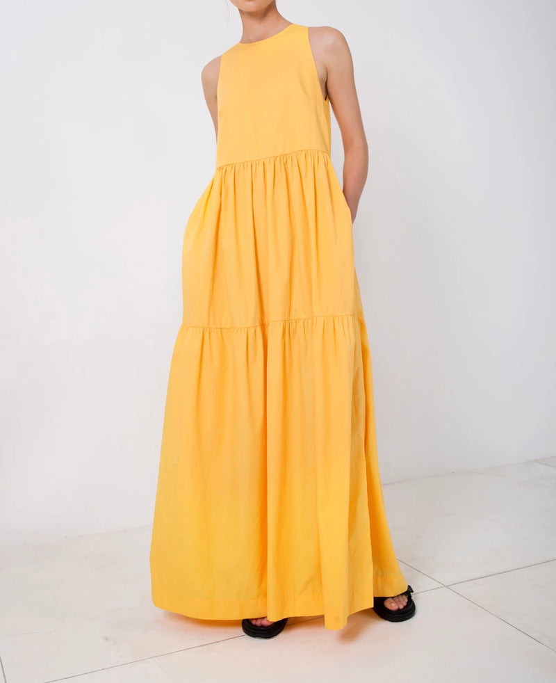 HIGH NECK MAXI