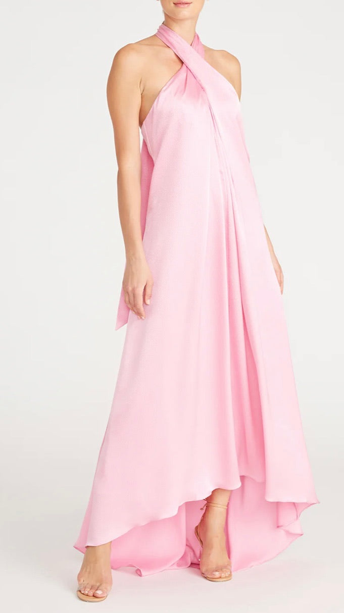 SATIN LONG DRESS ~