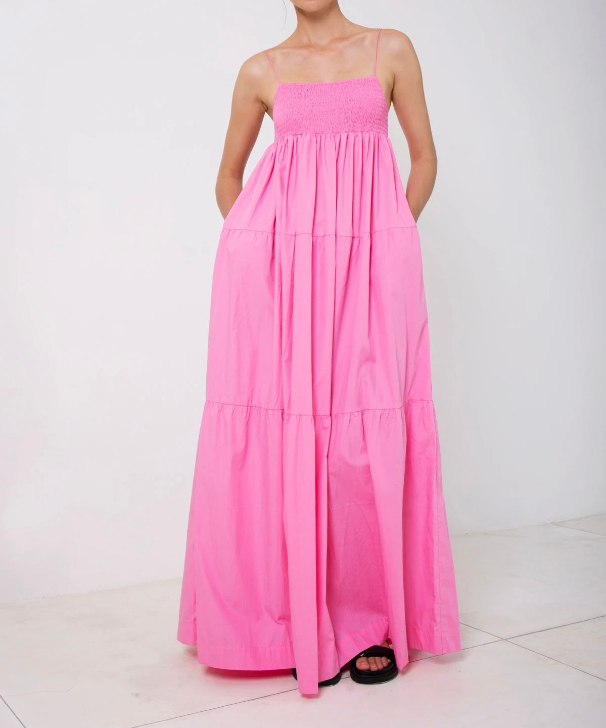 SHIRRED MAXI ~