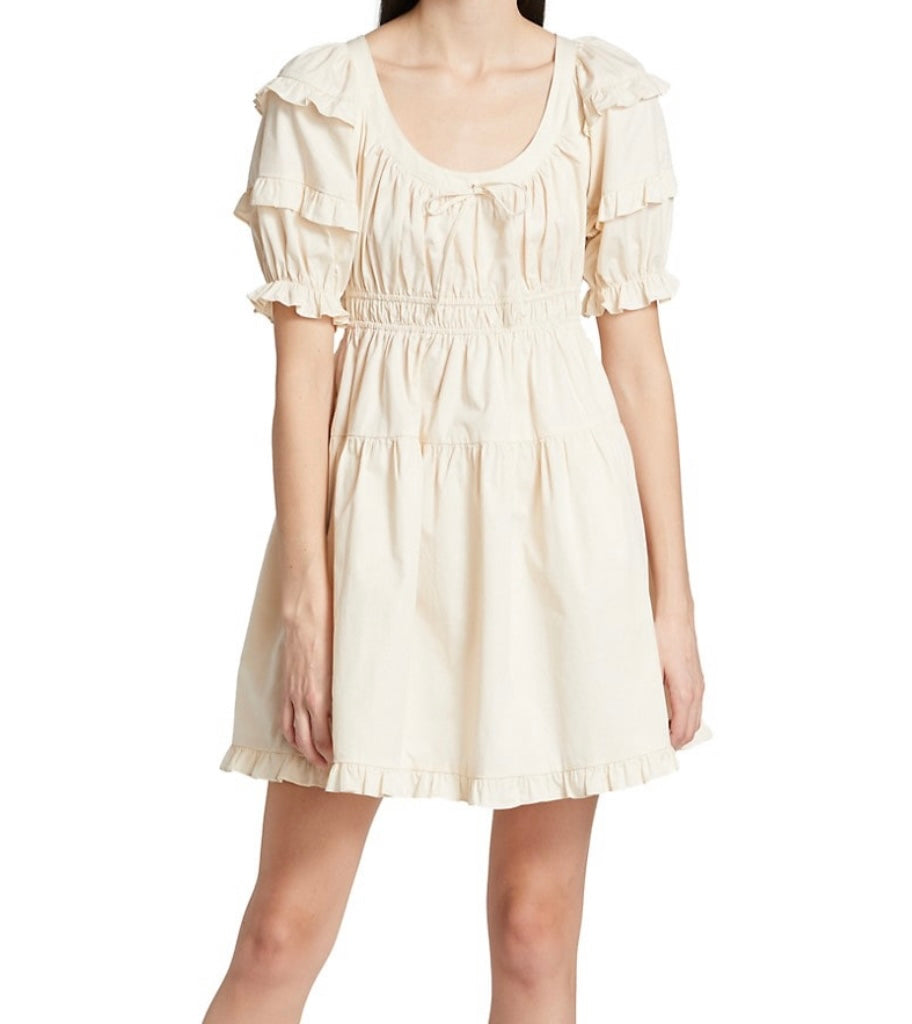 POPLIN MINI DRESS ~