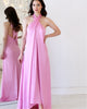 SATIN LONG DRESS