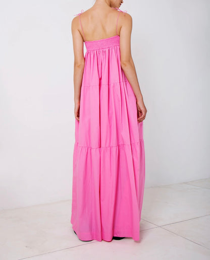 SHIRRED MAXI ~